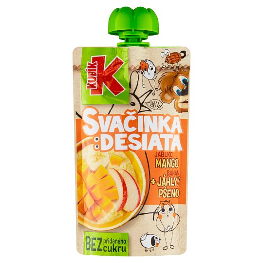 Kubík Snack Apple Mango Banana + Millet 100g Tesco Groceries