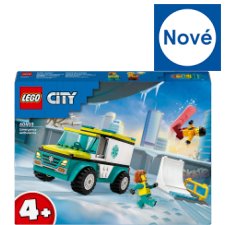 LEGO City 60403 Sanitka a snowboardista