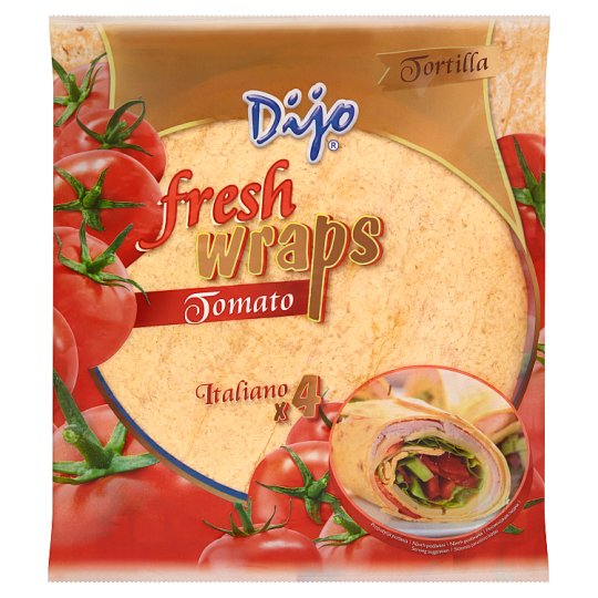 Dijo Tortilla pšeničné rajčatové placky 4 ks 250g