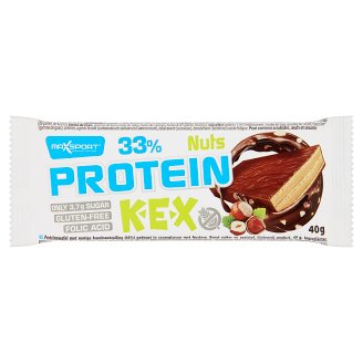 MaxSport Proteinová oplatka s oříškovou krémovou náplní 40g