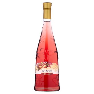 Muscat rosé růžové polosladké víno 0,75l
