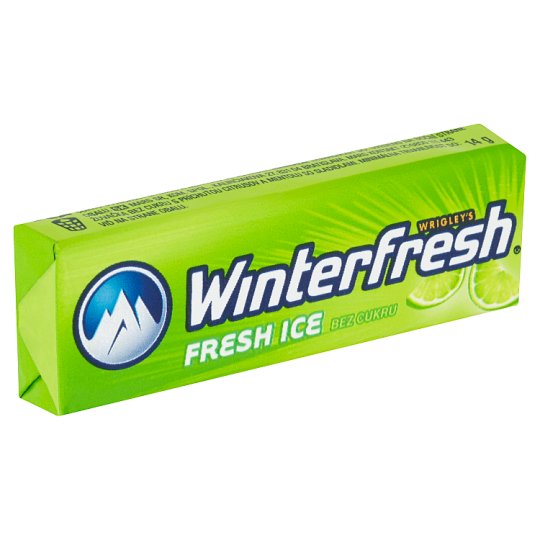 Wrigley's Winterfresh Fresh Ice bez cukru 10 ks 14g