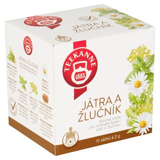 TEEKANNE Játra a žlučník, bylinná směs, 10 sáčků, 20g