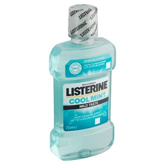 Listerine Zero Mild Mint ústní voda s jemnější příchutí 250ml
