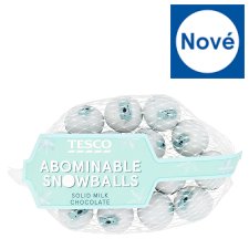 Tesco Abominable Snowballs Solid Milk Chocolate 80g