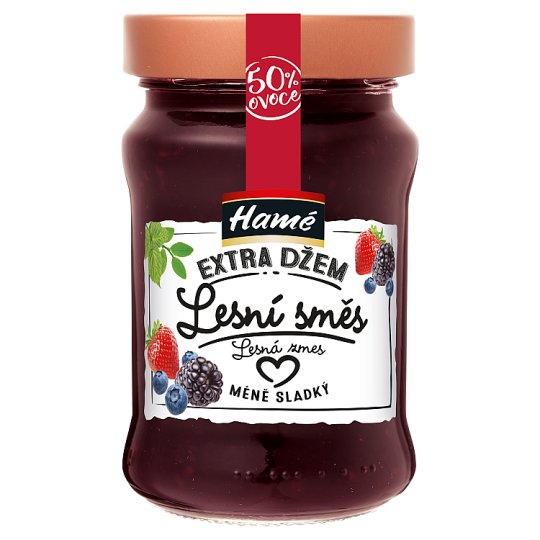 Hamé Sweet Extra Jam Lesní směs, méně sladký 340g