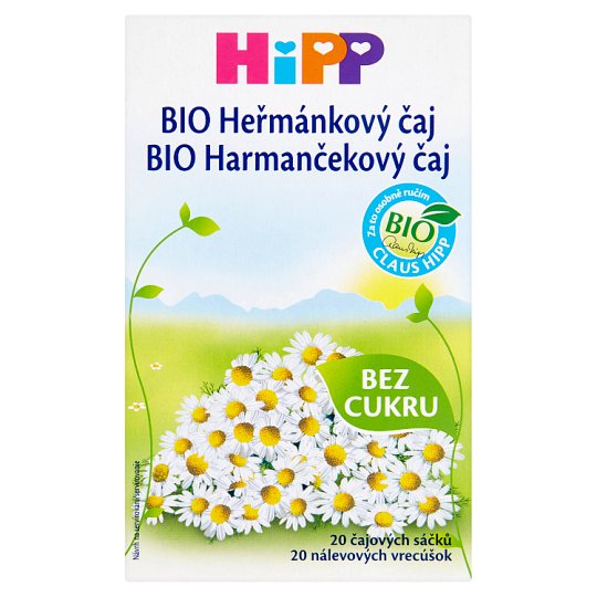 HiPP Bio heřmánkový čaj 20 sáčků 30g