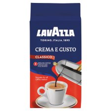 Lavazza Crema e Gusto pražená mletá káva 250g
