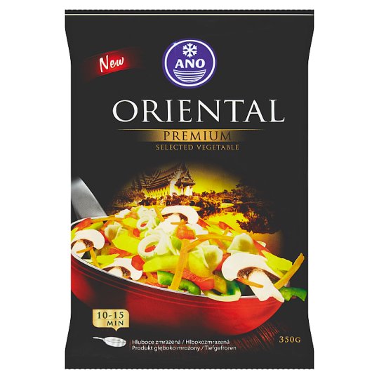 ANO Premium Oriental hluboce zmrazená zeleninová směs 350g