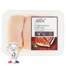 Tesco Finest Čerstvé maso selské kuřecí prsní řízky 3 ks