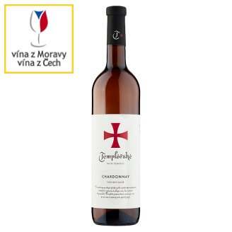Templářské Sklepy Čejkovice Chardonnay bílé suché víno 0,75l