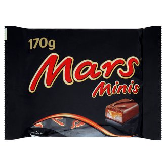 Mars Minis rodinné balení čokoládových tyčinek s nugátem a karamelem 170g