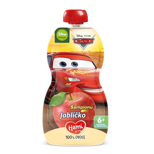 Hami Disney Cars ovocná kapsička Jablíčko 110g, 9+
