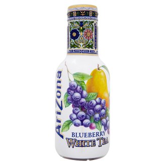 AriZona White Tea Blueberry Bílý čaj s příchutí borůvek 0,5l PET