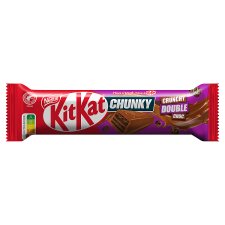 KitKat Chunky Crunchy Double Choc Bar in Milk Chocolate with Chocolate Filling 42g