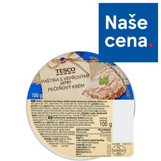 Tesco Paštika s vepřovými játry 100g