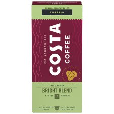 Costa Coffee Bright Blend Espresso pražená mletá káva v kapslích 10 x 5,7g (57g)