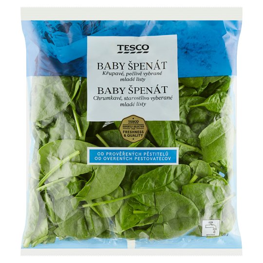 Tesco Baby Spinach 125g