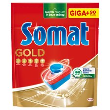 Somat Gold Tablety do automatické myčky na nádobí 90 ks 1584g