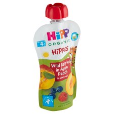 HiPP HiPPis Bio jablko-broskve-lesní ovoce 100g