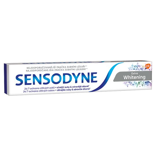 image 1 of Sensodyne Extra Whitening Toothpaste with Fluoride 75ml