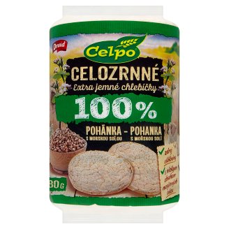 Druid Celpo Celozrnné extra jemné chlebíčky 100 % pohanka s mořskou solí 80g