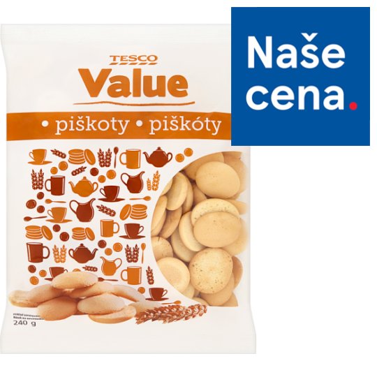 Tesco Value Piškoty 240g