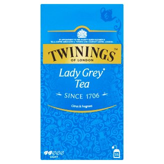 Twinings Lady Grey černý čaj ochucený aromatizovaný 25 x 2g