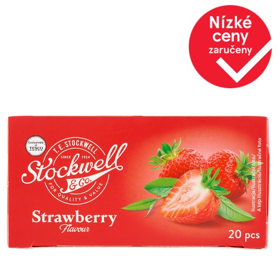Stockwell & Co. Fruit Tea with Strawberry Flavor 20 x 2g (40g)