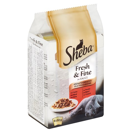 Sheba Fresh & Fine Exkluzivní výběr ve šťávě 6 x 50g