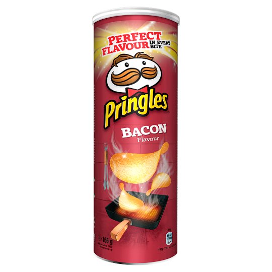 Pringles Křupavý pikantní snack s příchutí slaniny 165g