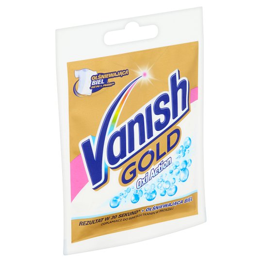 Vanish Oxi Action Gold odstraňovač skvrn na bílé prádlo 30g