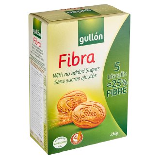 Gullón Diet-Fibra Sušenky bez přídavku cukru 250g