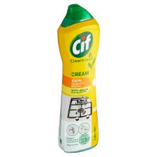 Cif Cream Lemon Abrasive Cleaning Product 500ml