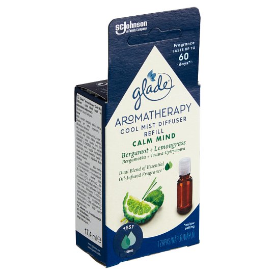Glade Aromatherapy Cool Mist Diffuser Calm Mind Charge to Electric