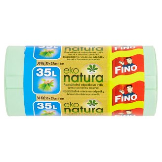 Fino Eko Natura rozložitelné odpadkové pytle 35l 30 ks