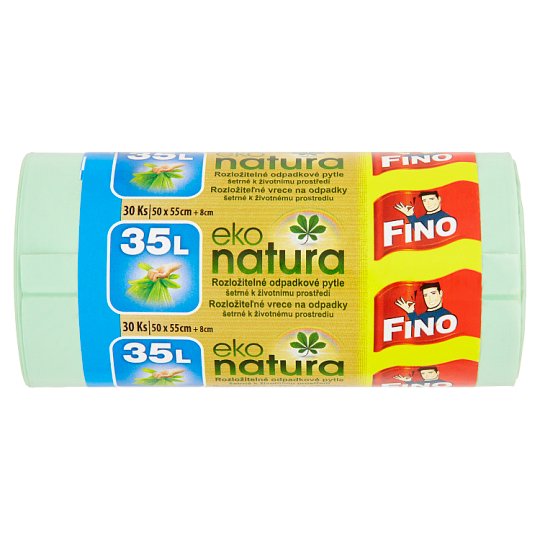 Fino Eko Natura rozložitelné odpadkové pytle 35l 30 ks