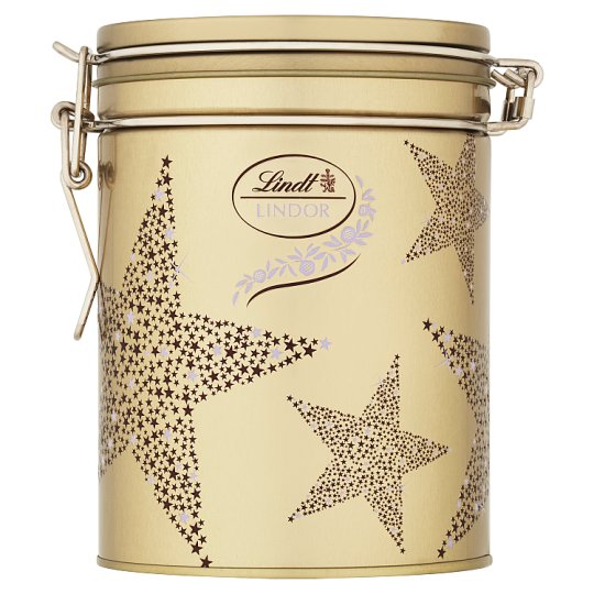 Lindt Lindor Směs mléčné, bílé a hořké čokolády s jemnou tekutou náplní 12 ks 150g