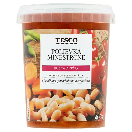 Tesco Minestrone zeleninová polévka s těstovinami 400g