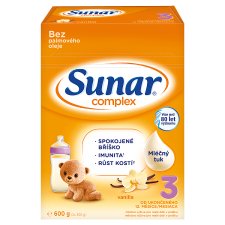 Sunar Complex 3 Vanilla Milk Nutrition Children 2 x 300g (600g)