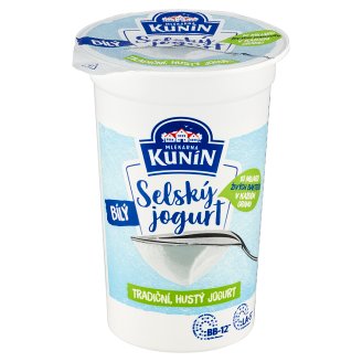 Mlékárna Kunín Selský jogurt bílý 200g