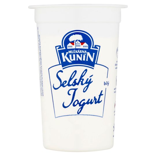 Mlékárna Kunín Selský jogurt bílý 200g
