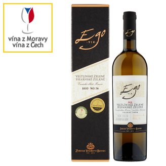 Zámecké Vinařství Bzenec Ego No. 76 Veltlínské zelené & Sylvánské zelené suché bílé víno 750ml