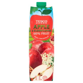 Tesco Jablečný nápoj s extraktem z květu černého bezu 1l