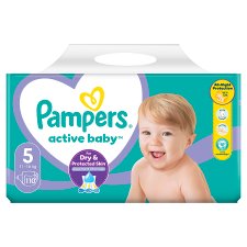 Pampers Active Baby Nappies Size 5 X110, 11kg - 16kg