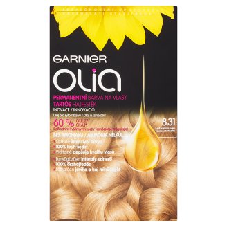 Garnier Olia Permanentní barva na vlasy zlatě popelavá blond 8.31