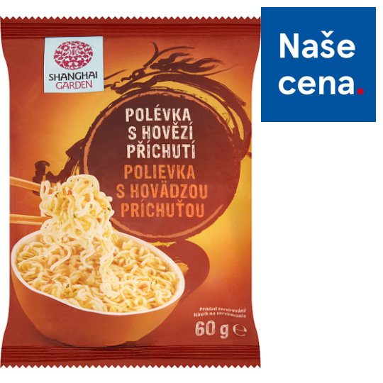 Shanghai Garden Polévka s hovězí příchutí 60g