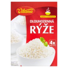 Vitana Peeled Long Grain Rice 4 x 100g