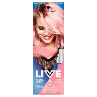 Schwarzkopf Live Pastel Spray barva na vlasy Candy Cotton 125ml