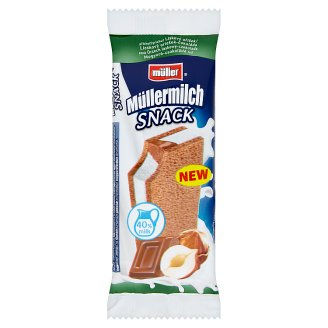 Müller Müllermilch Snack příchuť lískový oříšek 29g